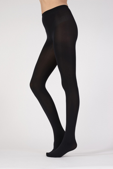 80 Denier Opaque Tights - Black