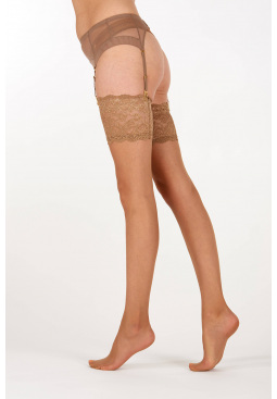 Nude Ladder Resist Lace Top 15 Denier Hold-Ups