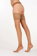 10 Denier Sensuous Lace Top Hold Ups - Nude